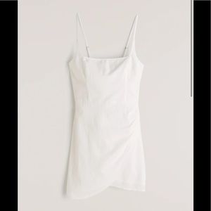 A&at Scoop-neck wrap mini dress, W